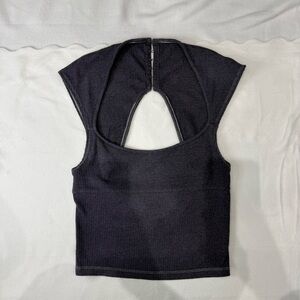 Urban Outfitters Ribbed Open Back Top